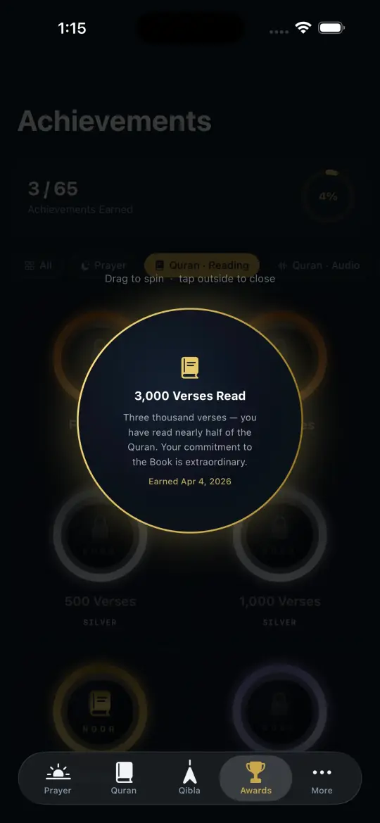 Award achievement story